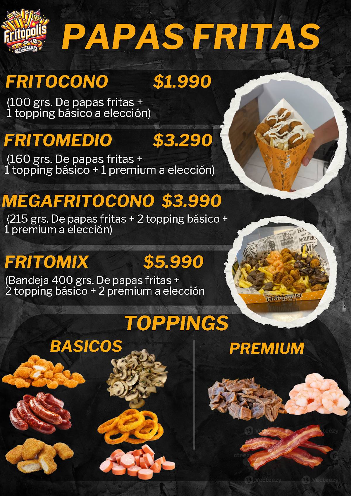 Fritopolis меню