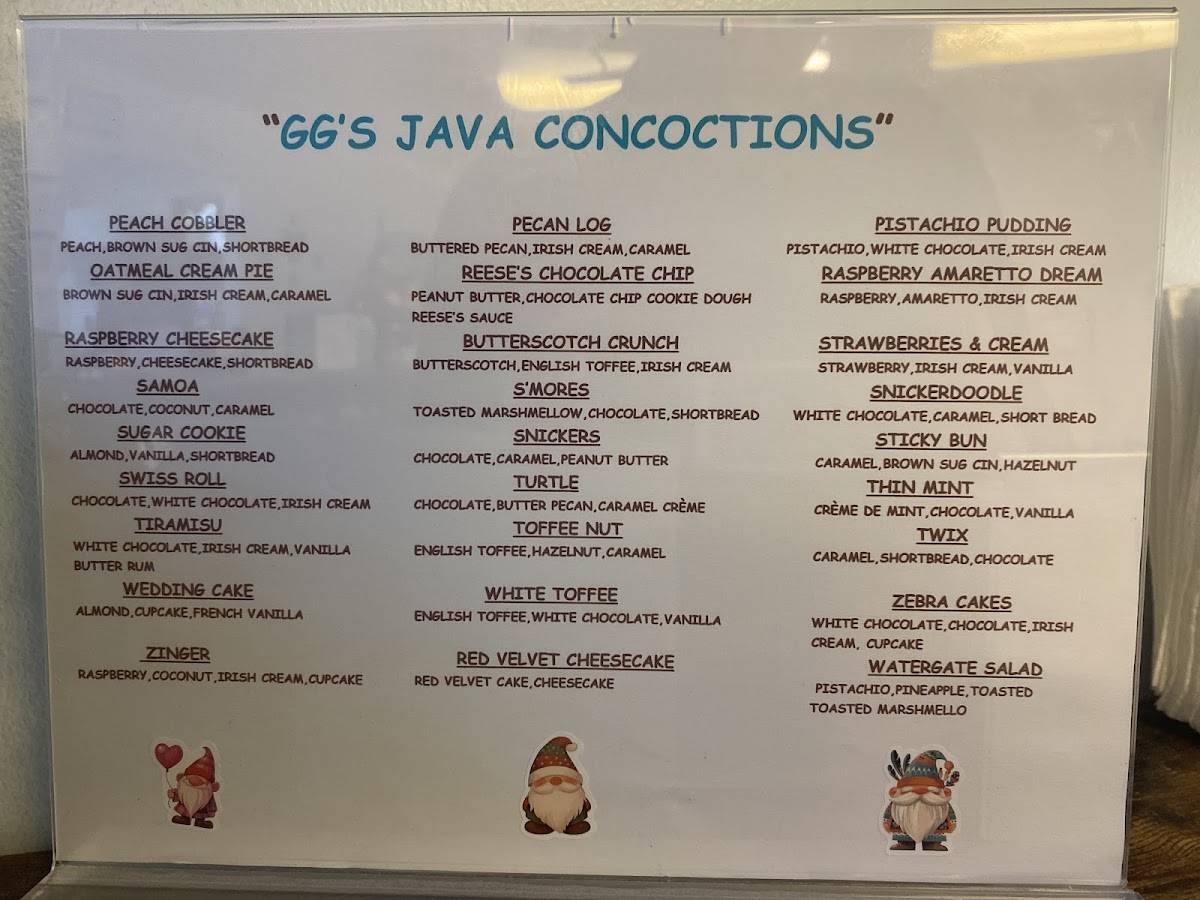 GG's Java меню