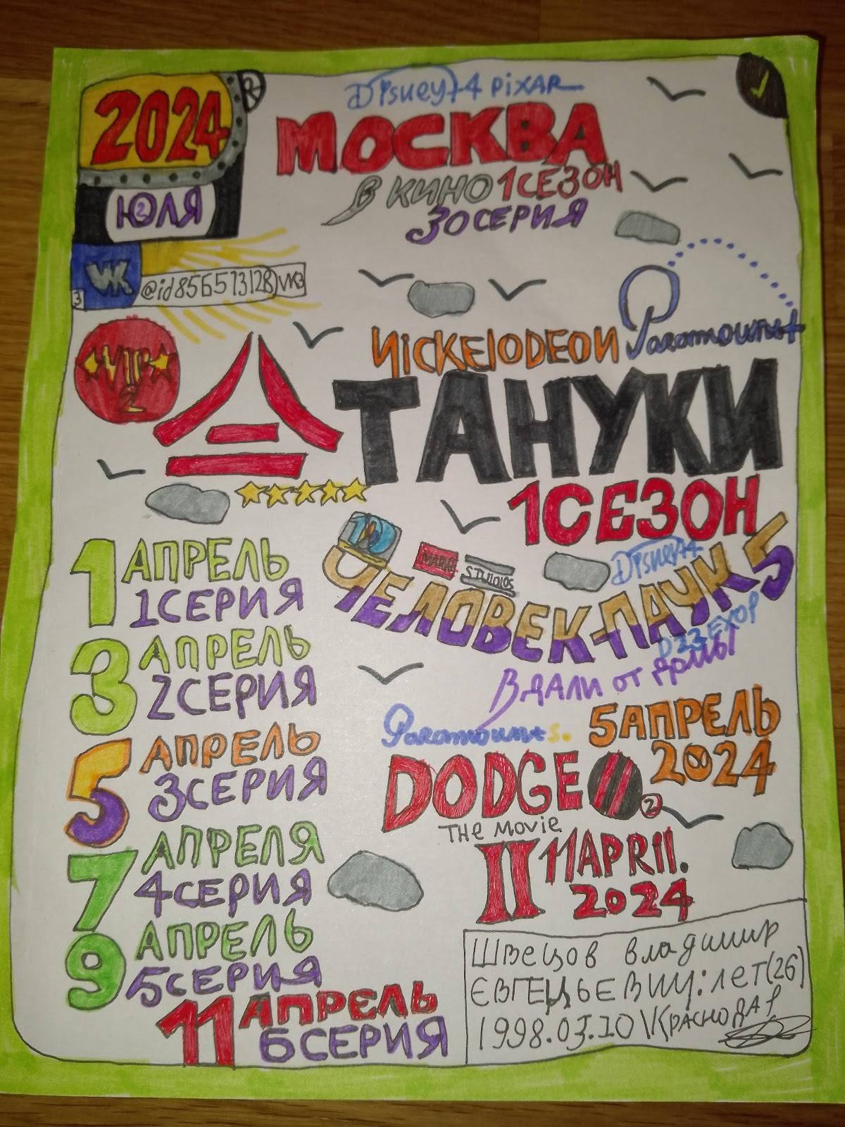 Галерея меню