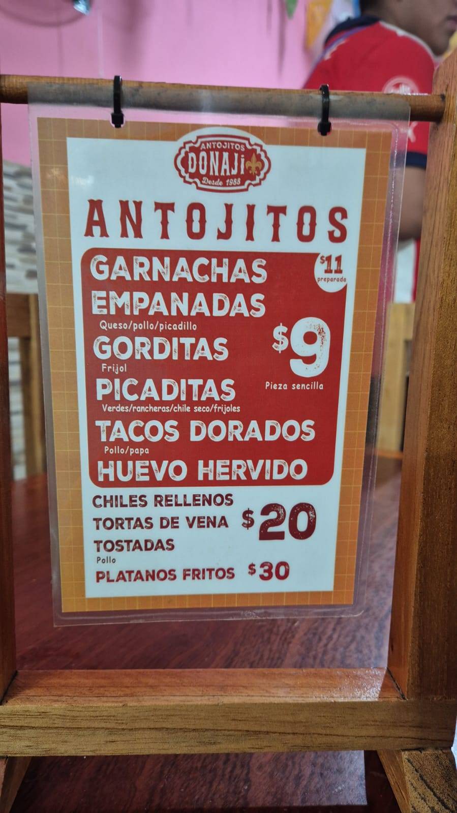Garnachas Rinconada меню