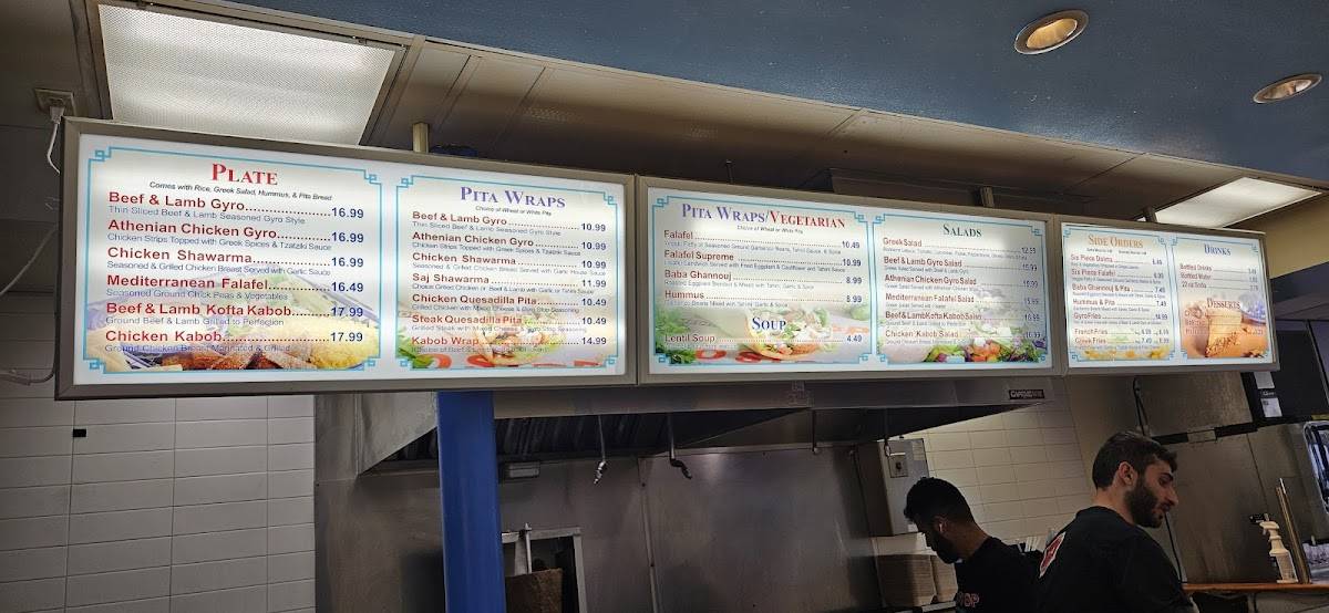 Gyro Stop меню