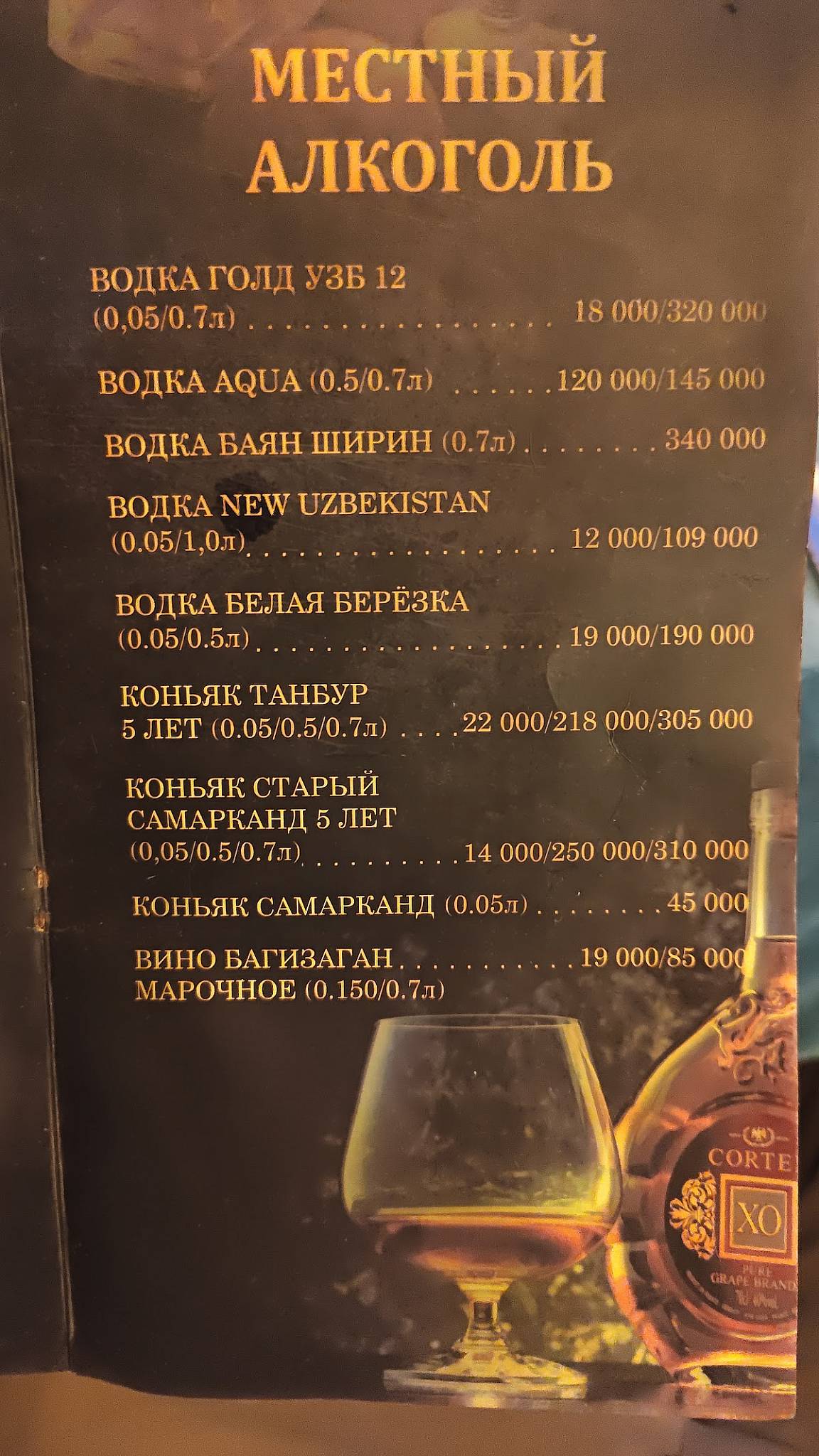 Ханзаде меню