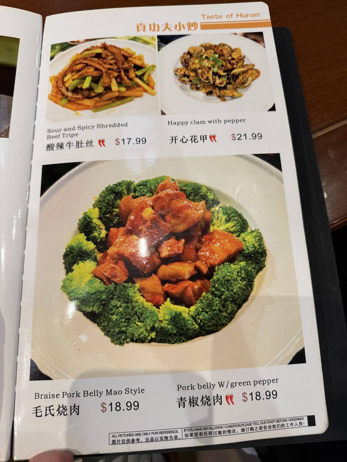 Hunan Chef меню