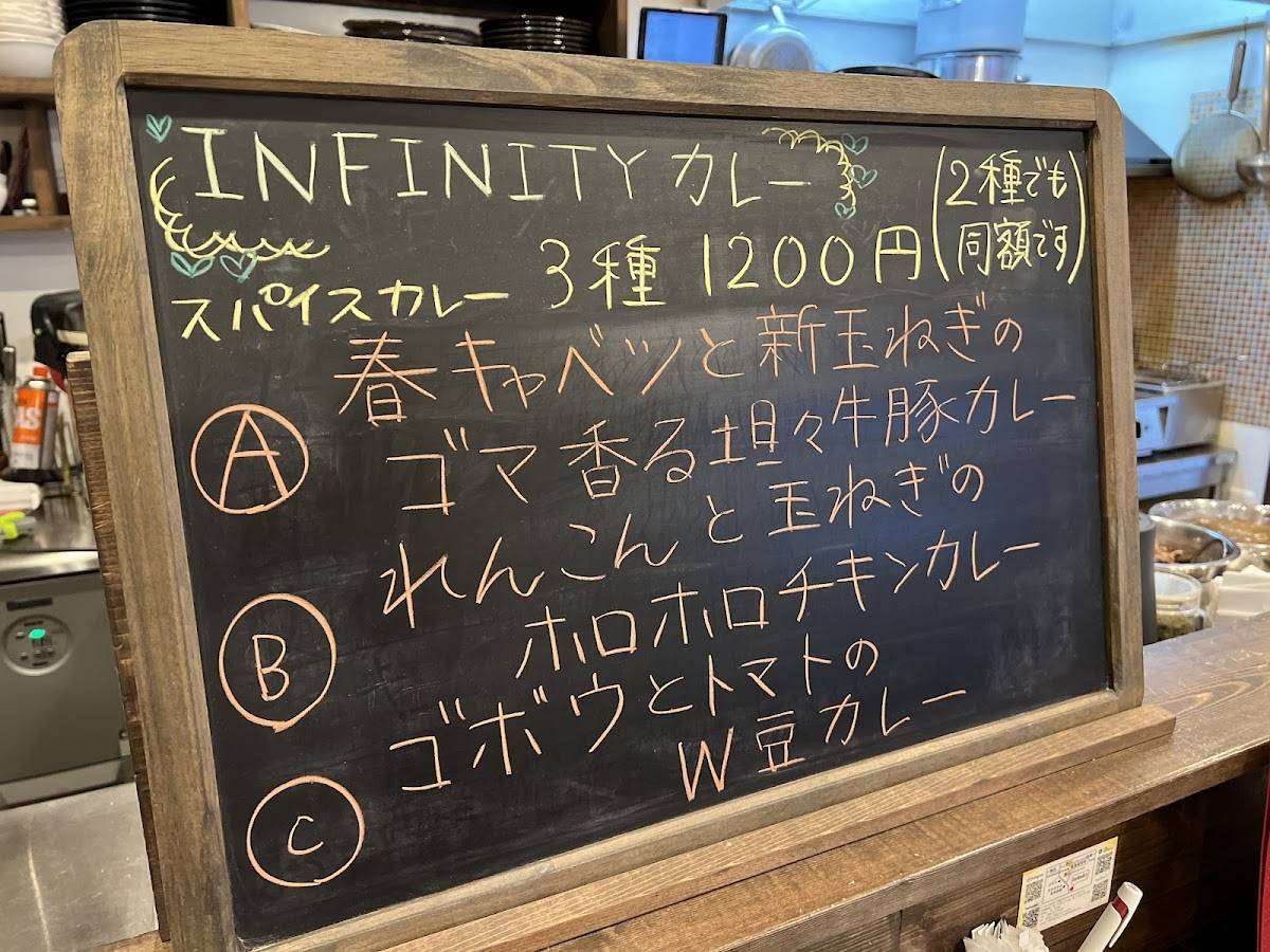 Infinity меню