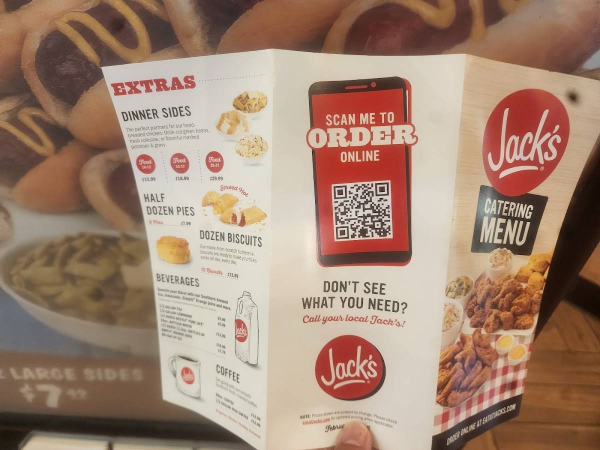 Jack's Family Restaurant меню