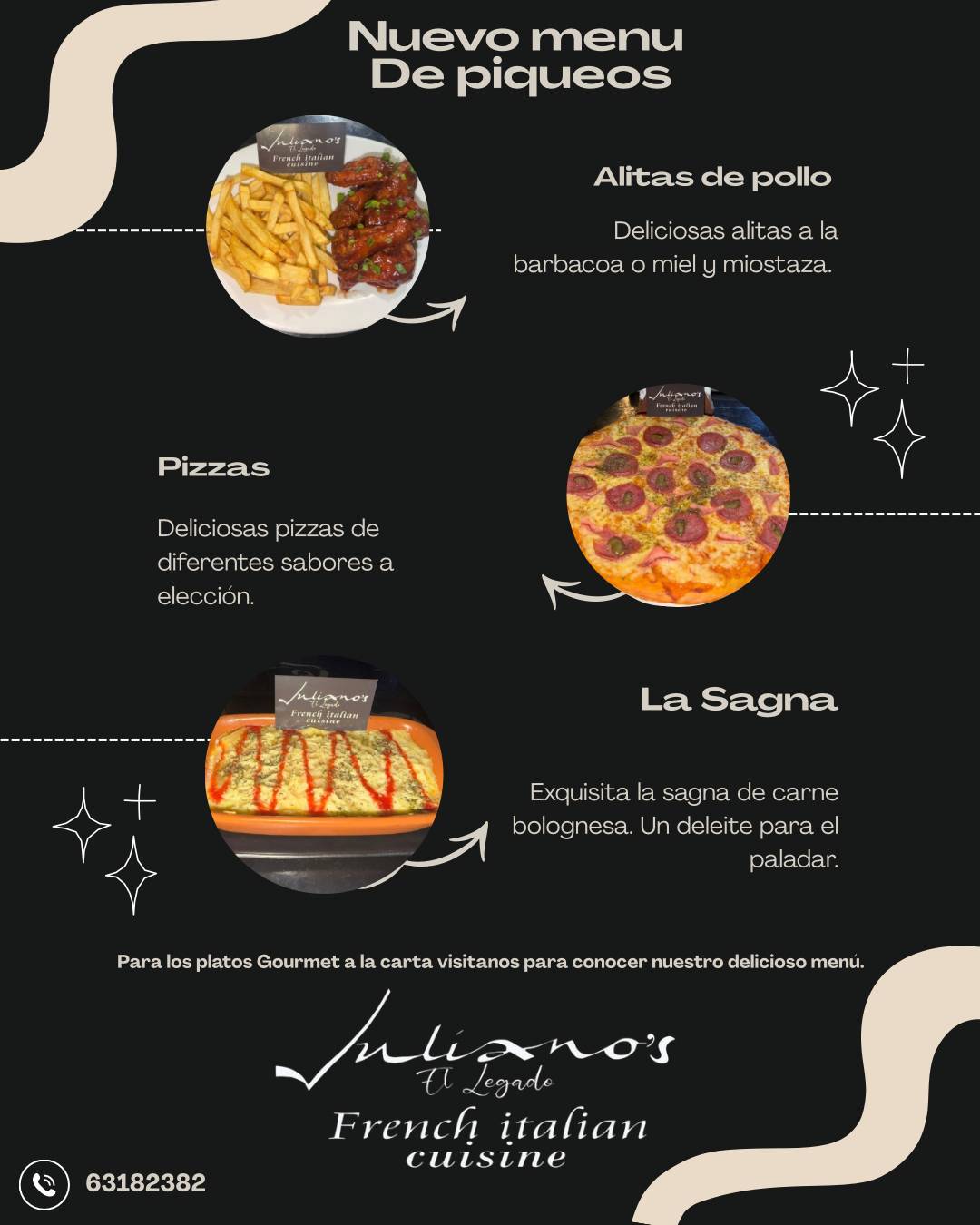 Juliano's Restaurant меню