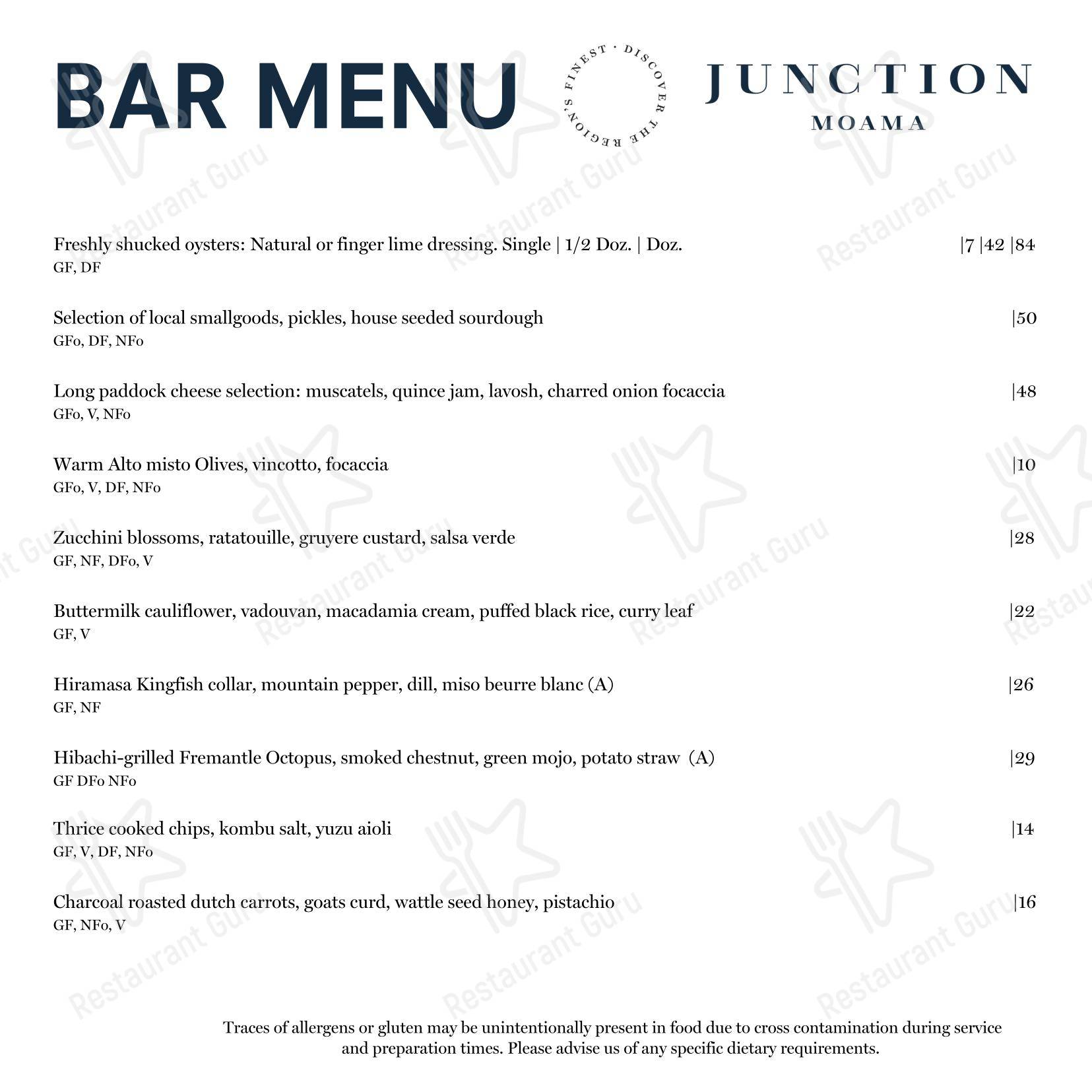 Junction Moama в Моаме - Takeaway Menu