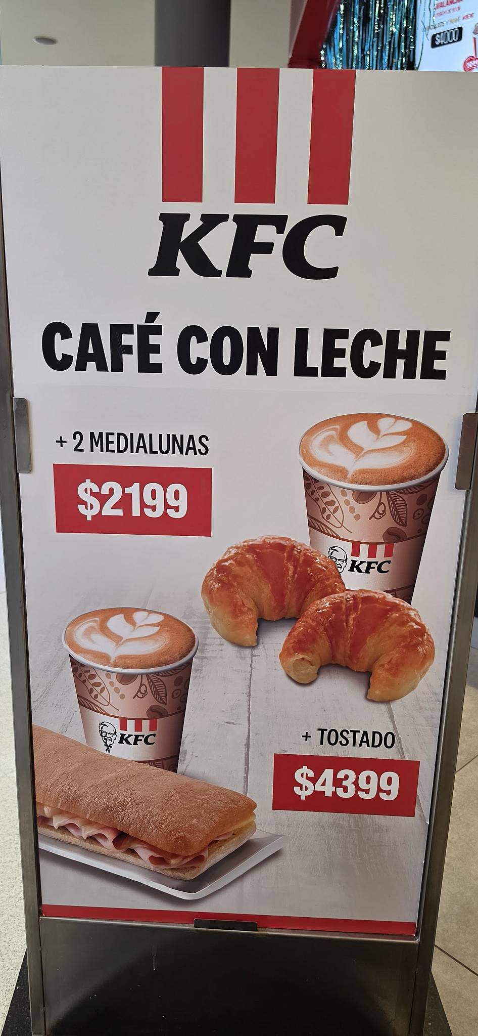 KFC Las Toscas меню