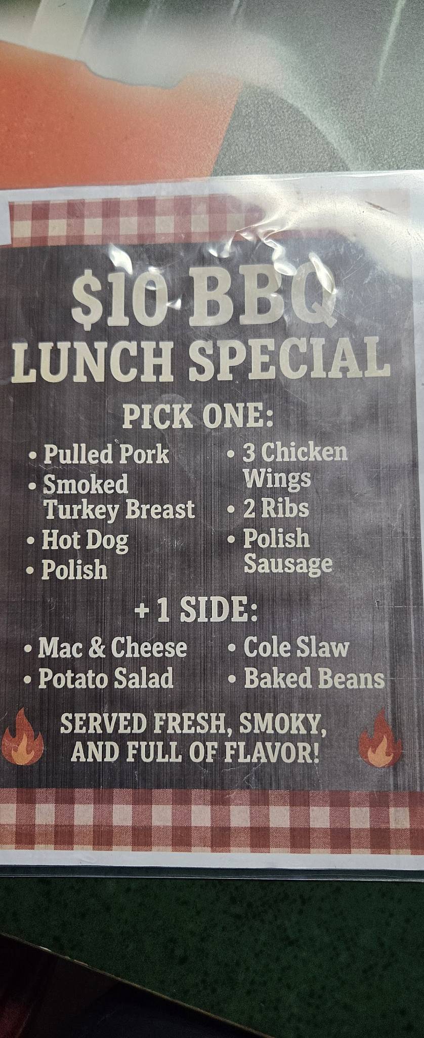 KG’s Smokehouse LLC at the Bourbon Barrel меню