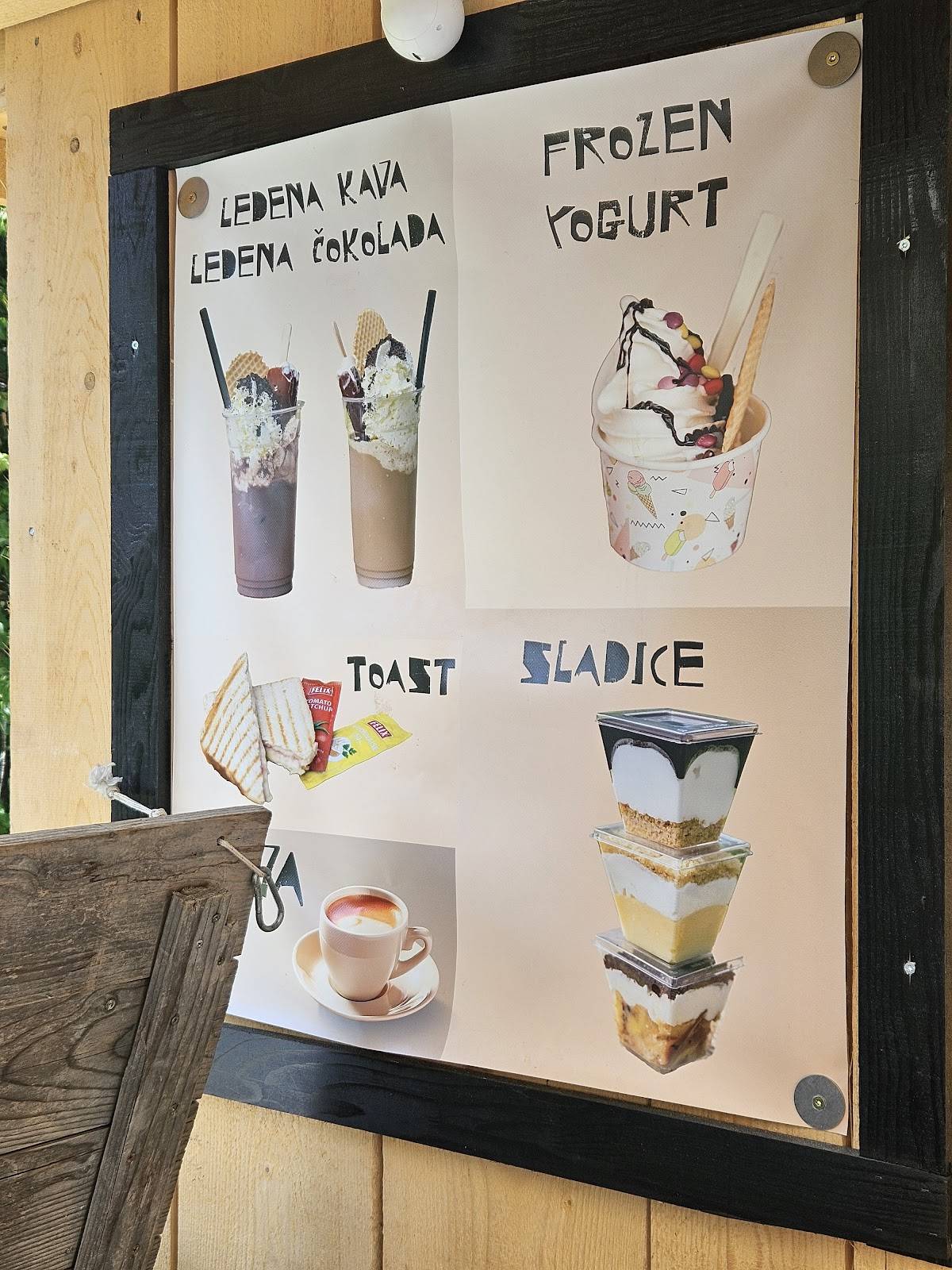 Kava bar Na Rju меню