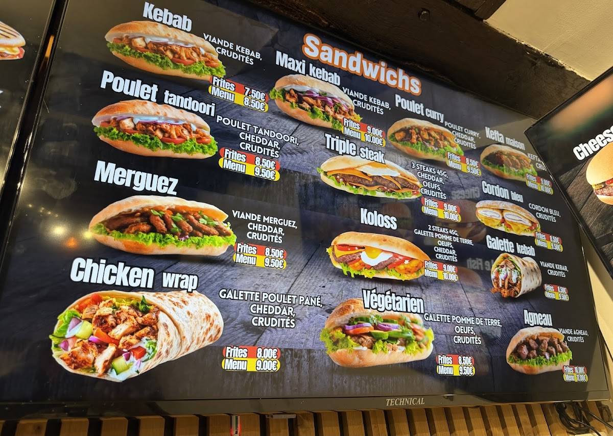 Kebab Hede меню
