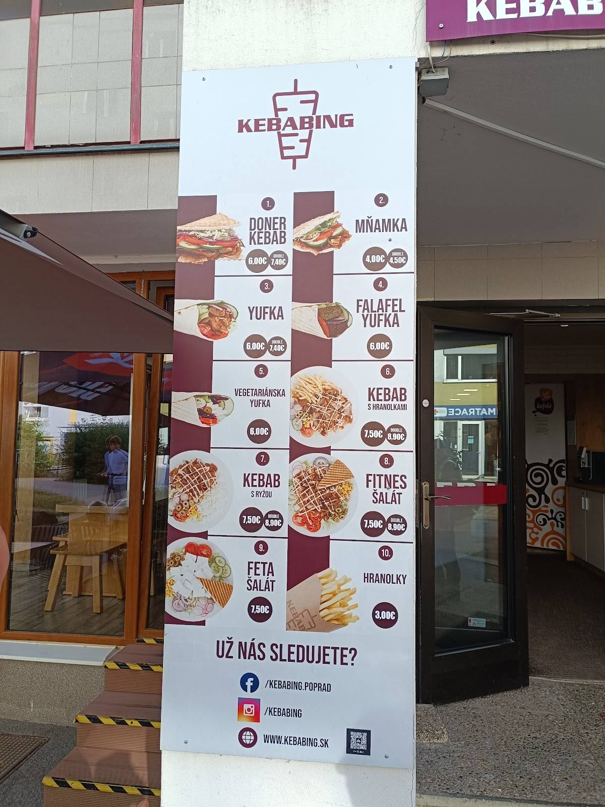 Kebabing меню