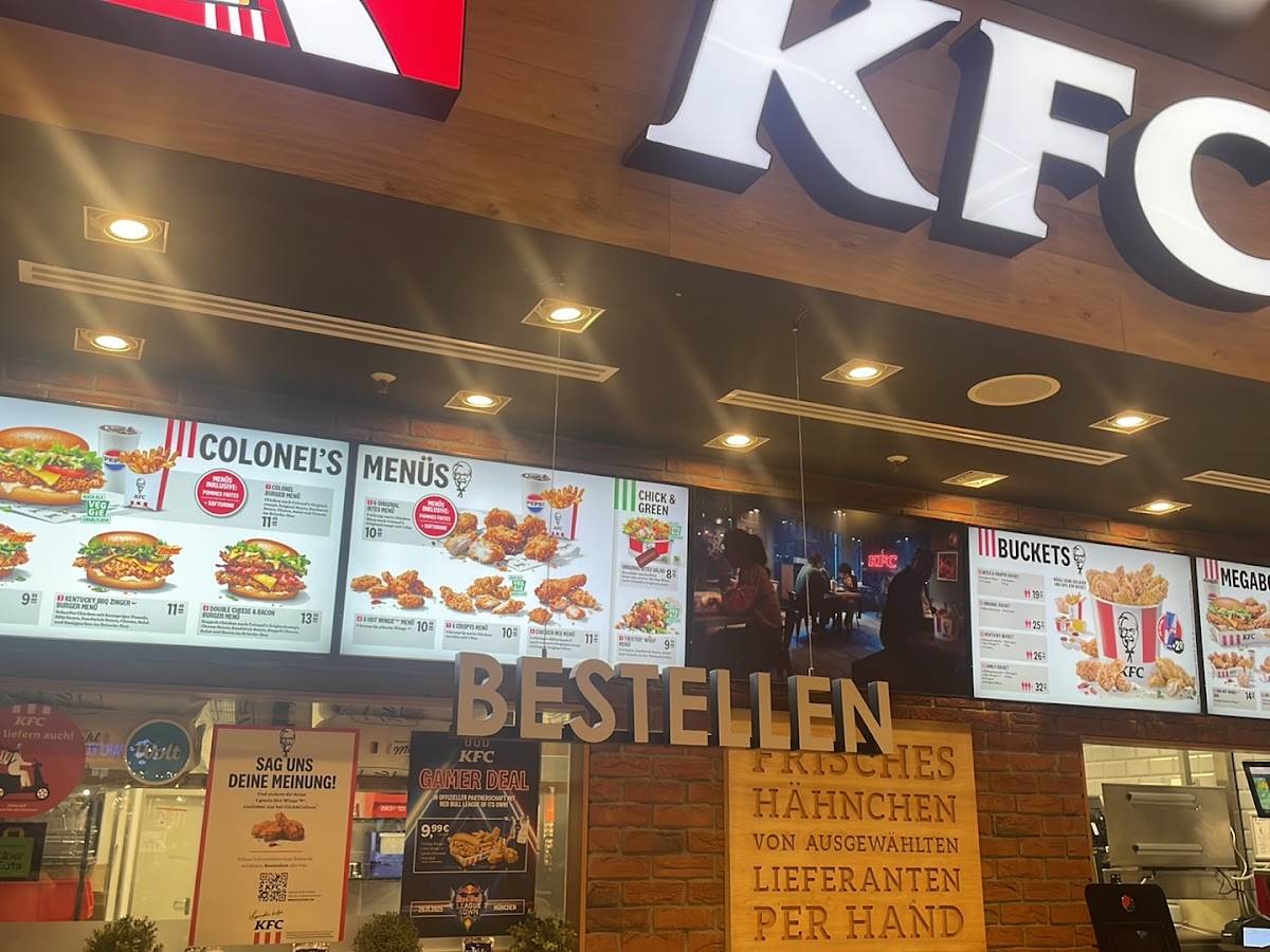 Kentucky Fried Chicken меню
