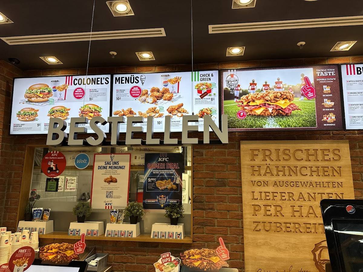 Kentucky Fried Chicken меню