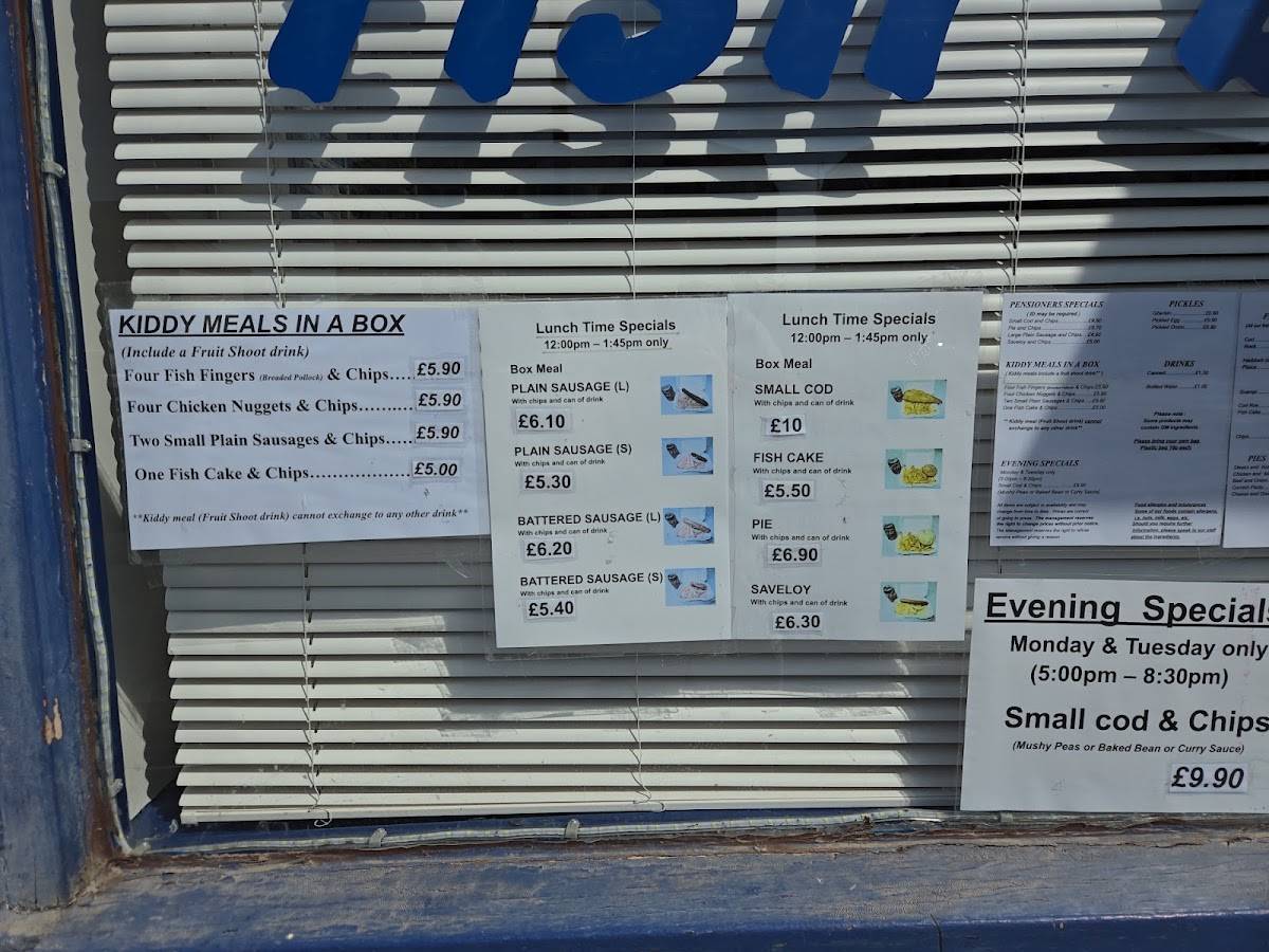 King's Fishbar меню