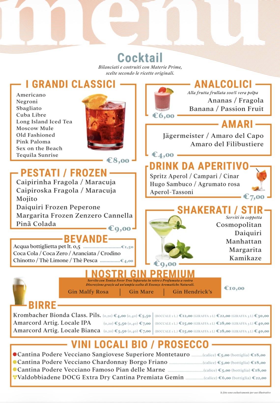 Kioskino Rimini меню