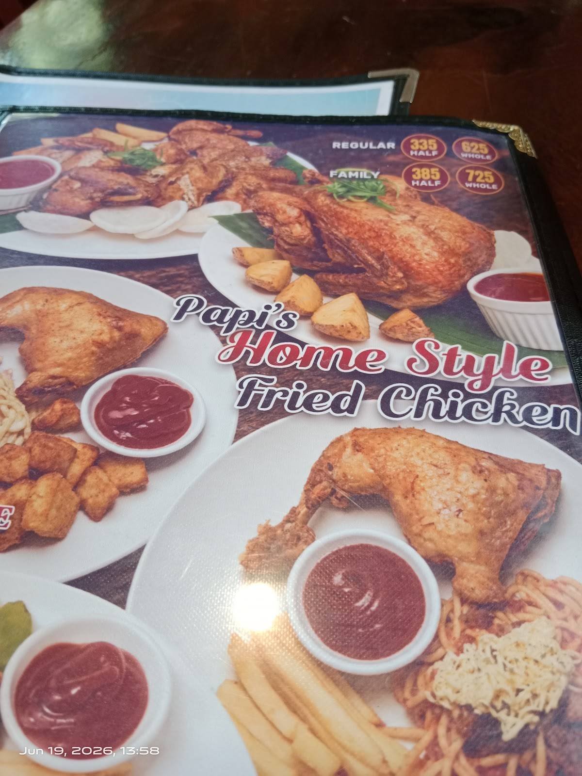 KrispyPapi Calamba меню