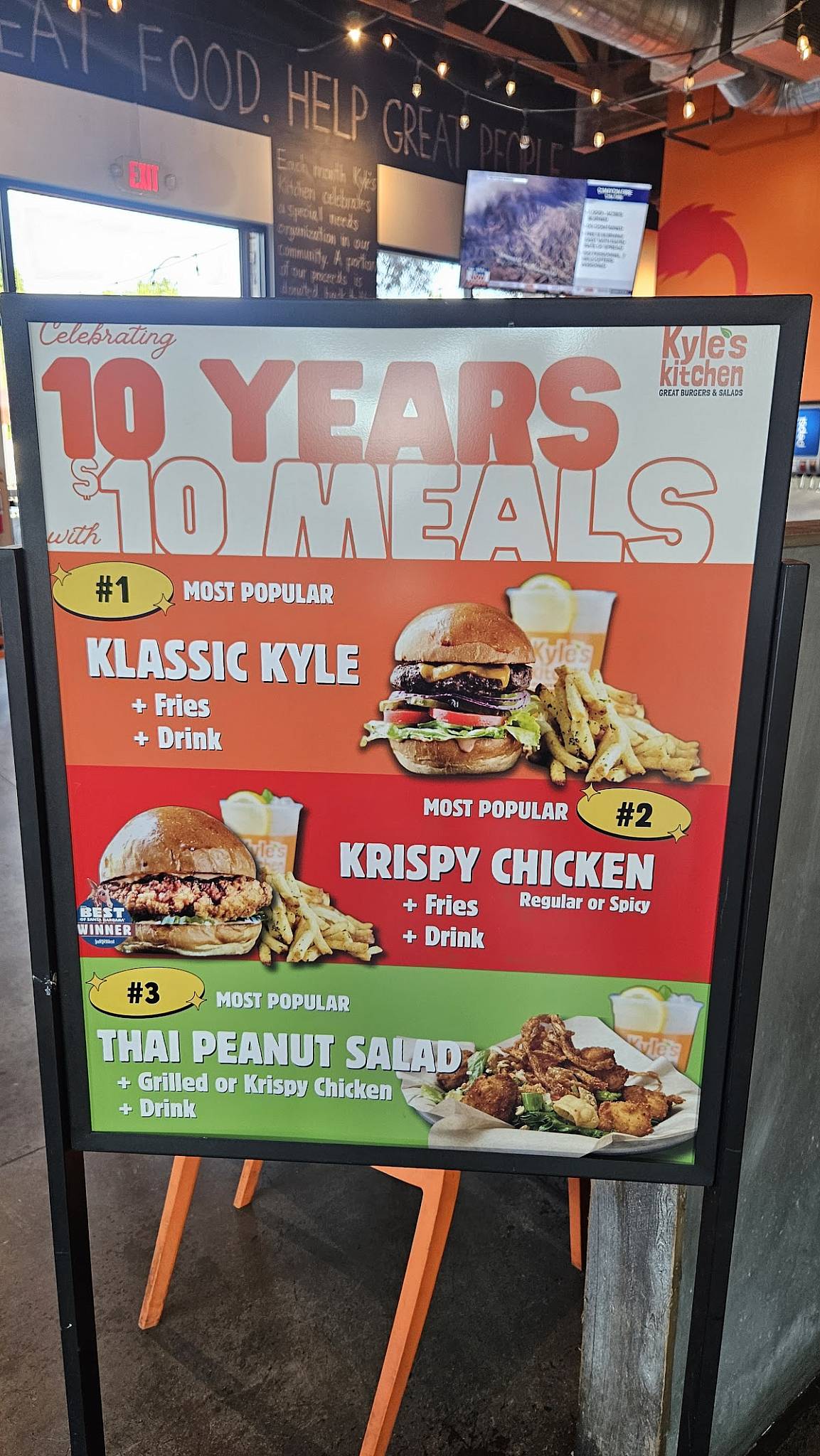 Kyle's Kitchen меню