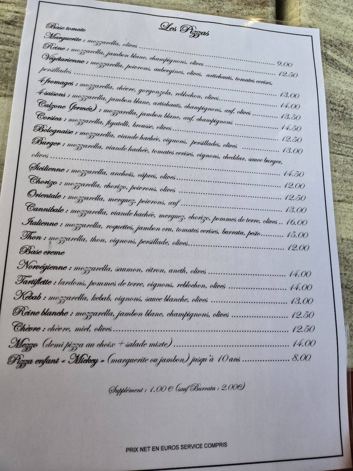 LE KUB меню