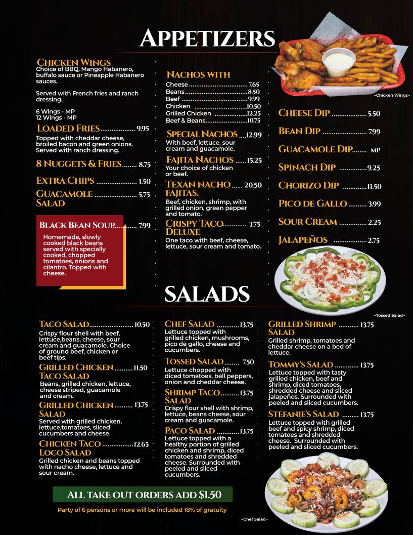 La Cocina Mexican Restaurant Roxboro #4 меню