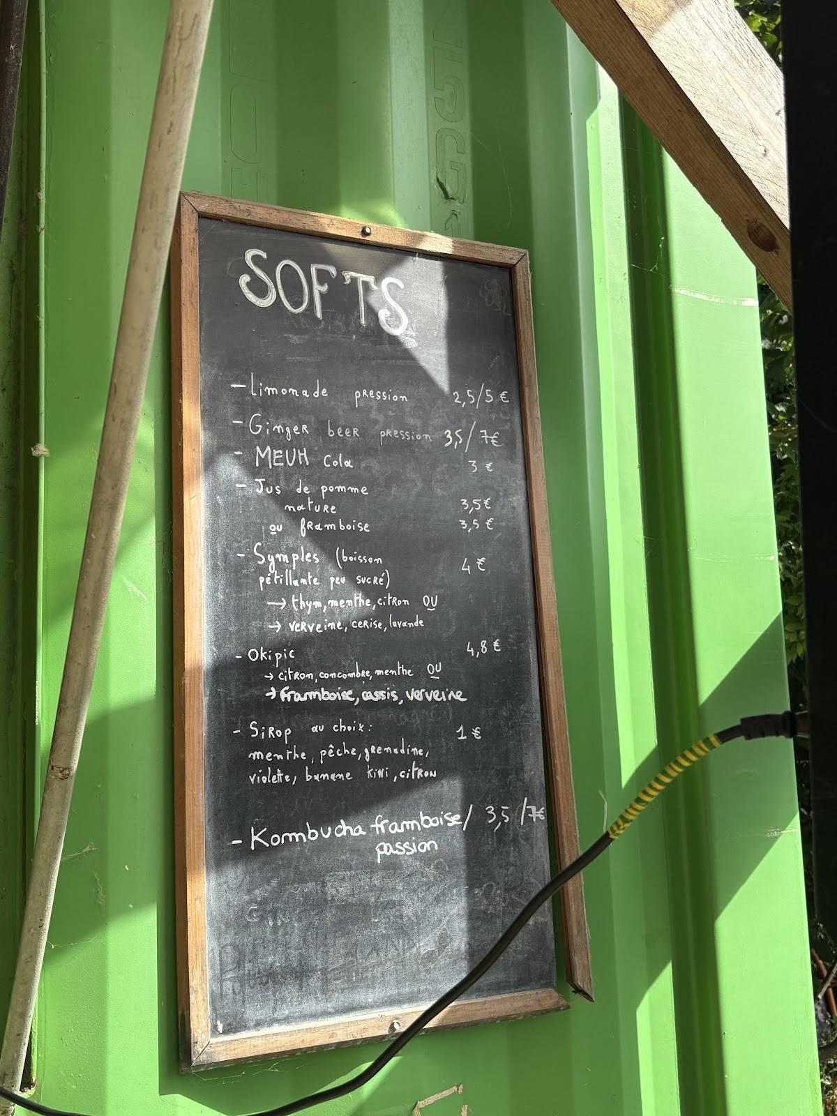 La Garden Partie меню