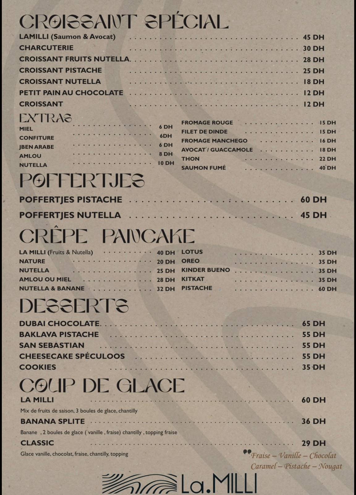 La.Milli : Café & Restaurant меню