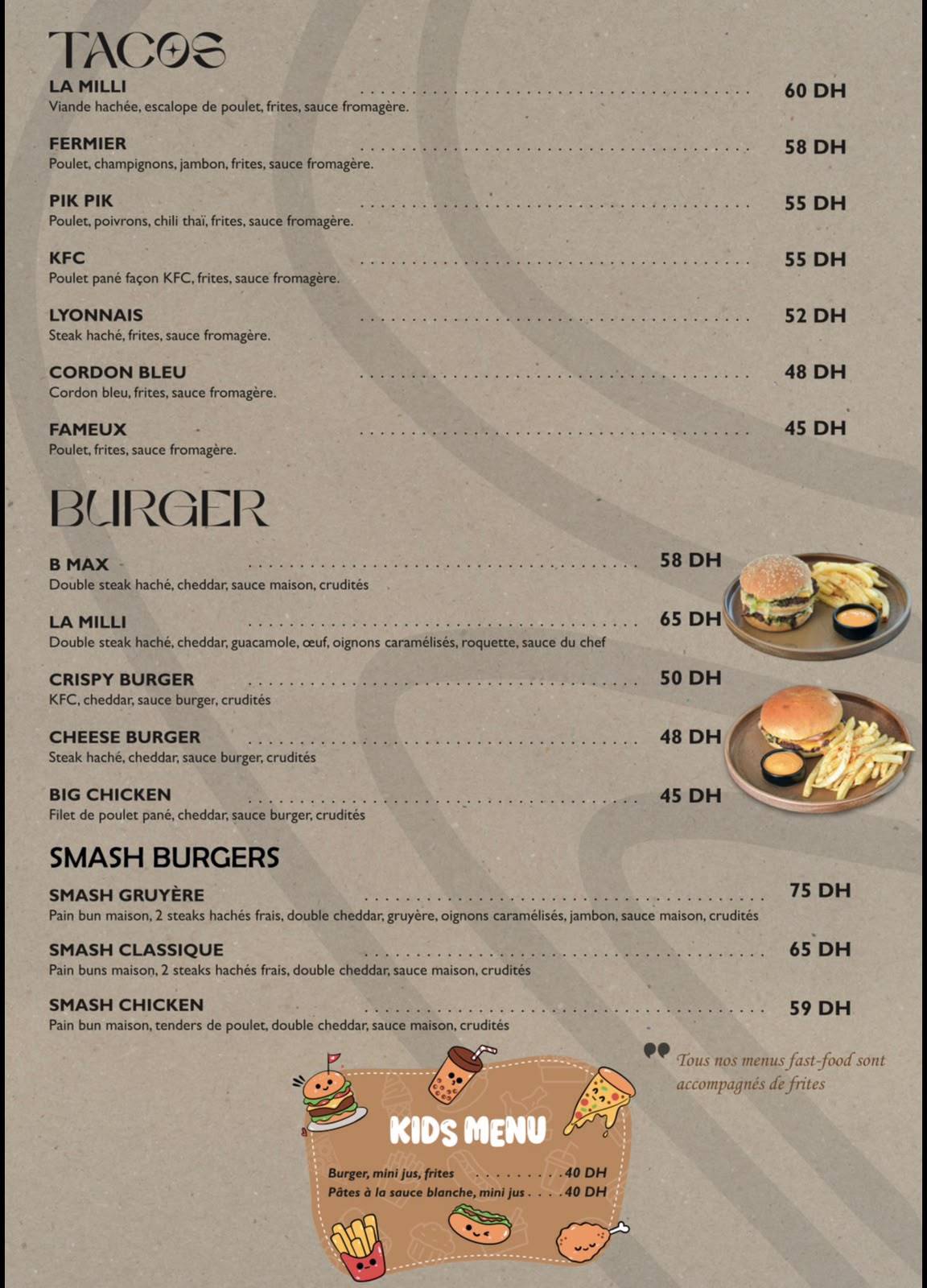La.Milli : Café & Restaurant меню