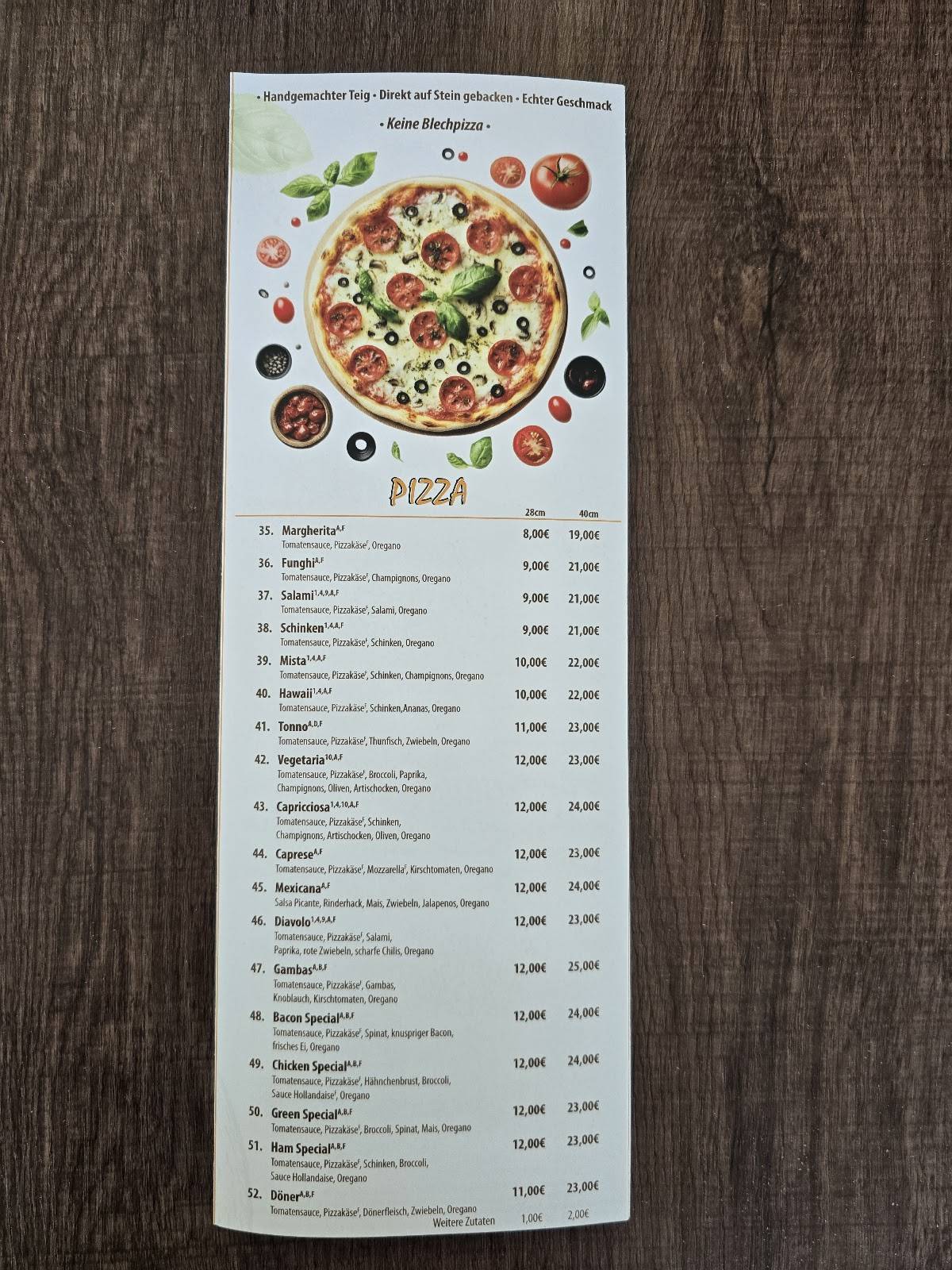 La Napoli меню