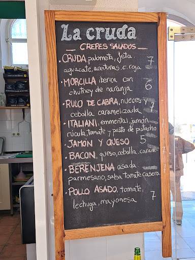 La cruda меню