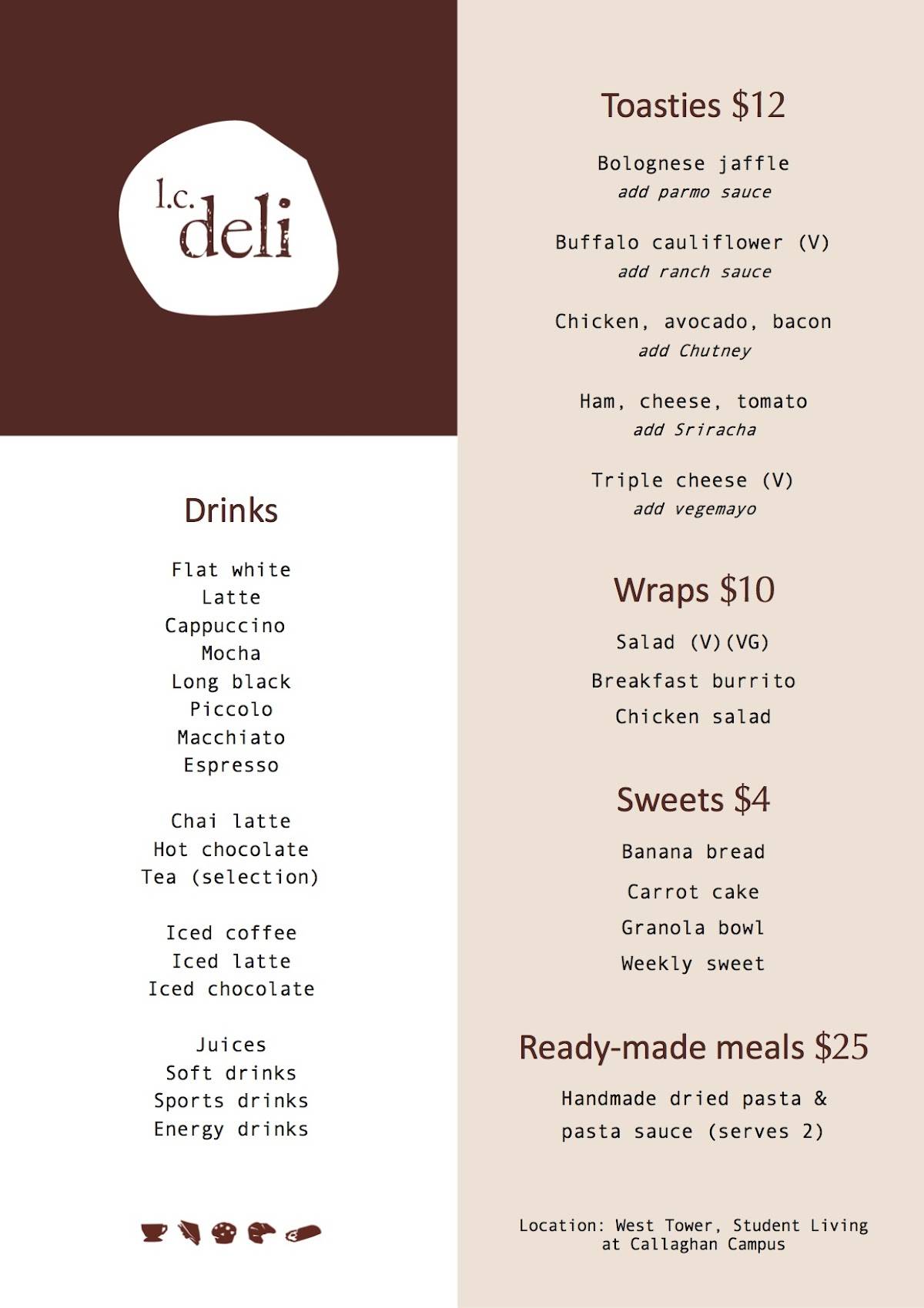 Lc Deli меню