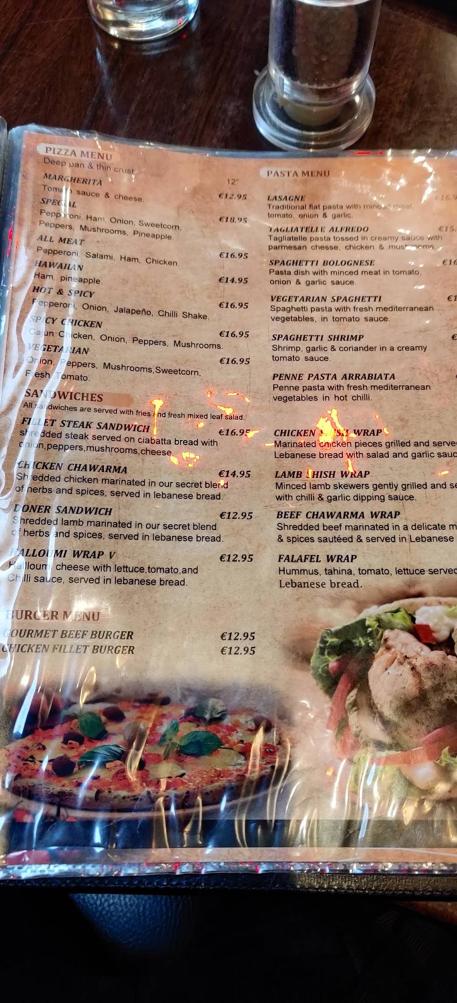 Mejana Lebanese Restaurant меню