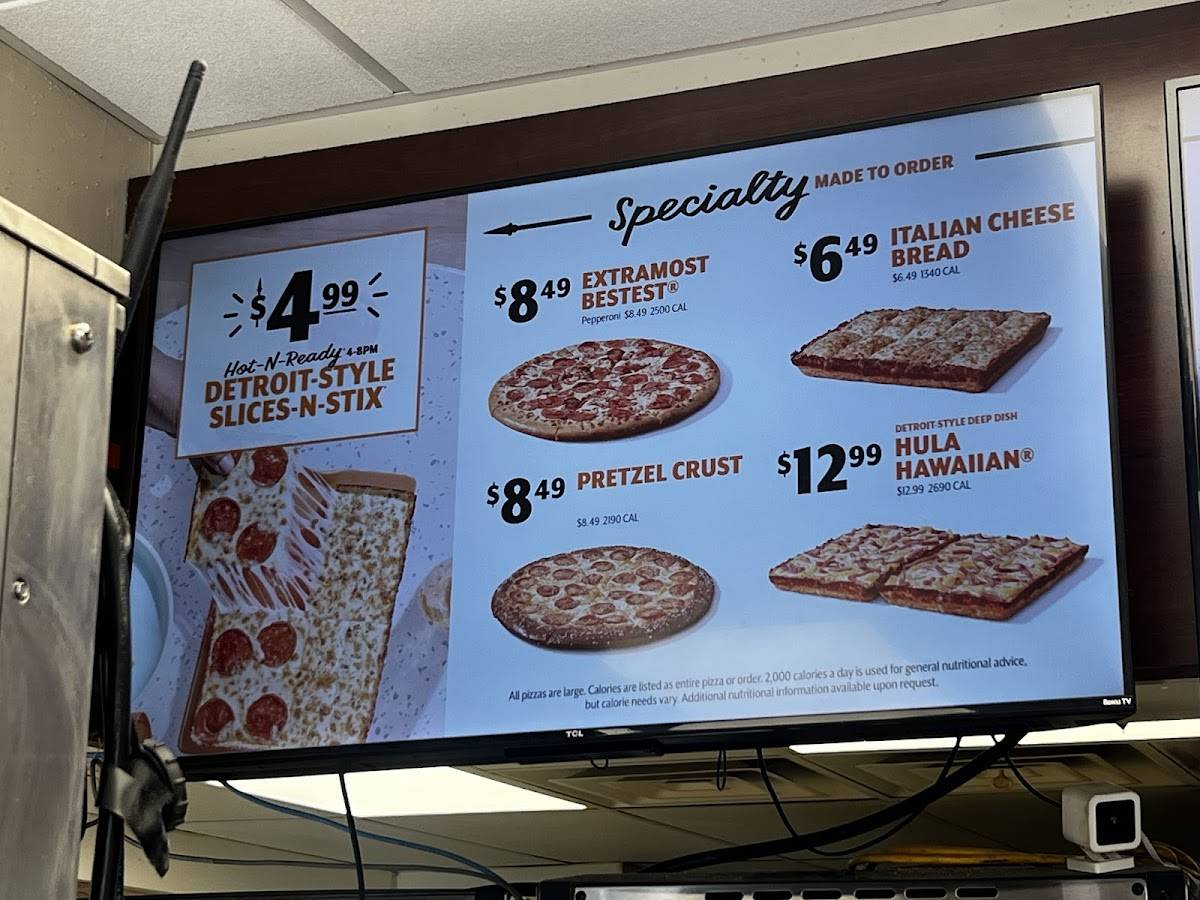 Little Caesars Pizza меню