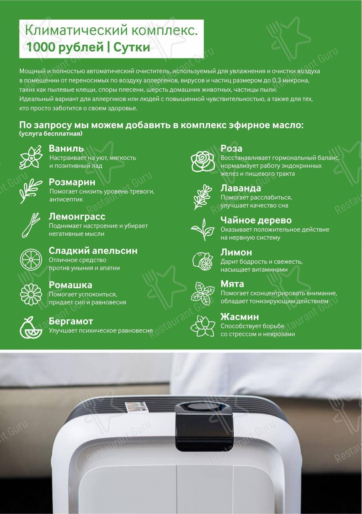 Dinner Menu ресторана Live-inn room в Нижнем Тагиле
