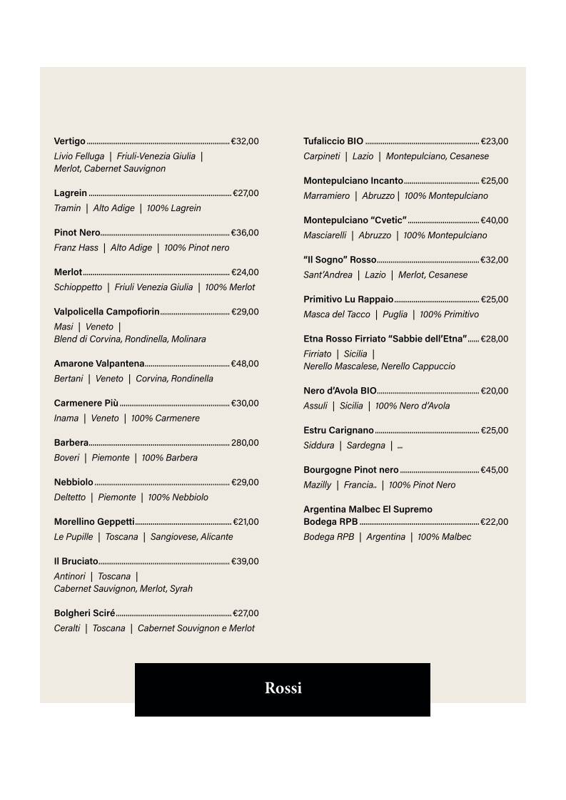 Locanda Cocò Market меню