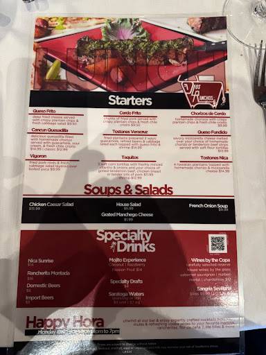 Los Ranchos Steakhouse меню