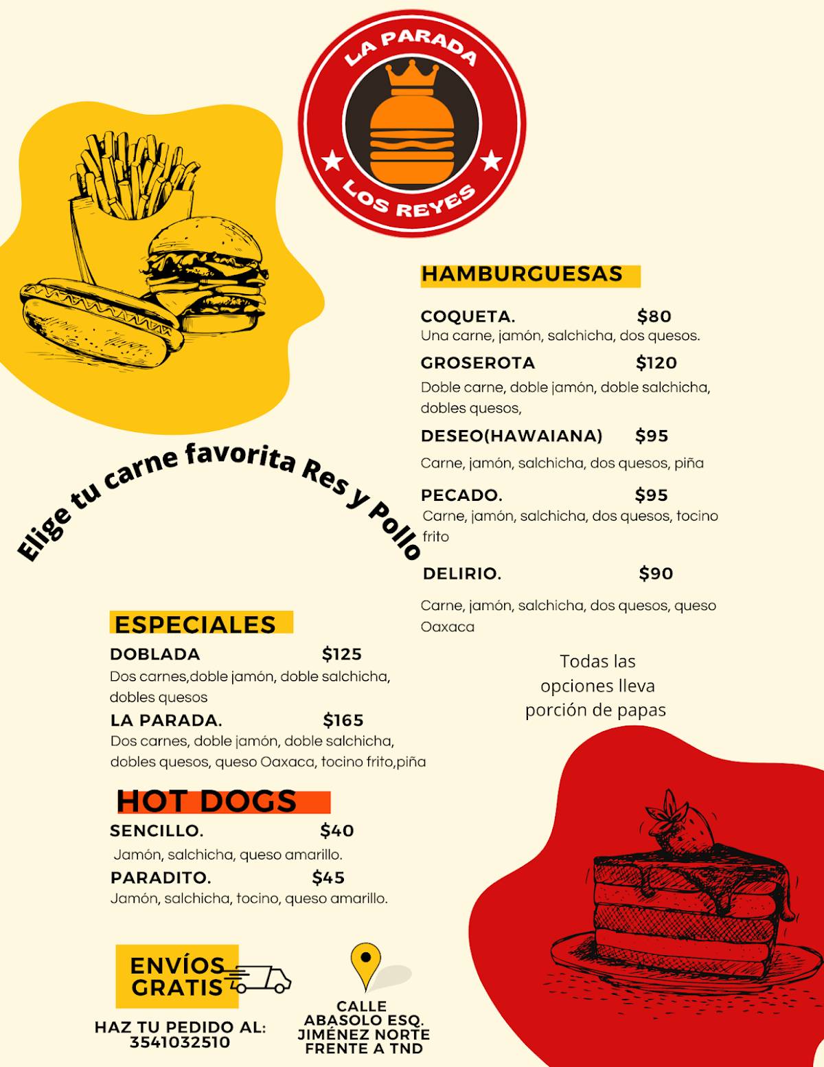 La Parada меню
