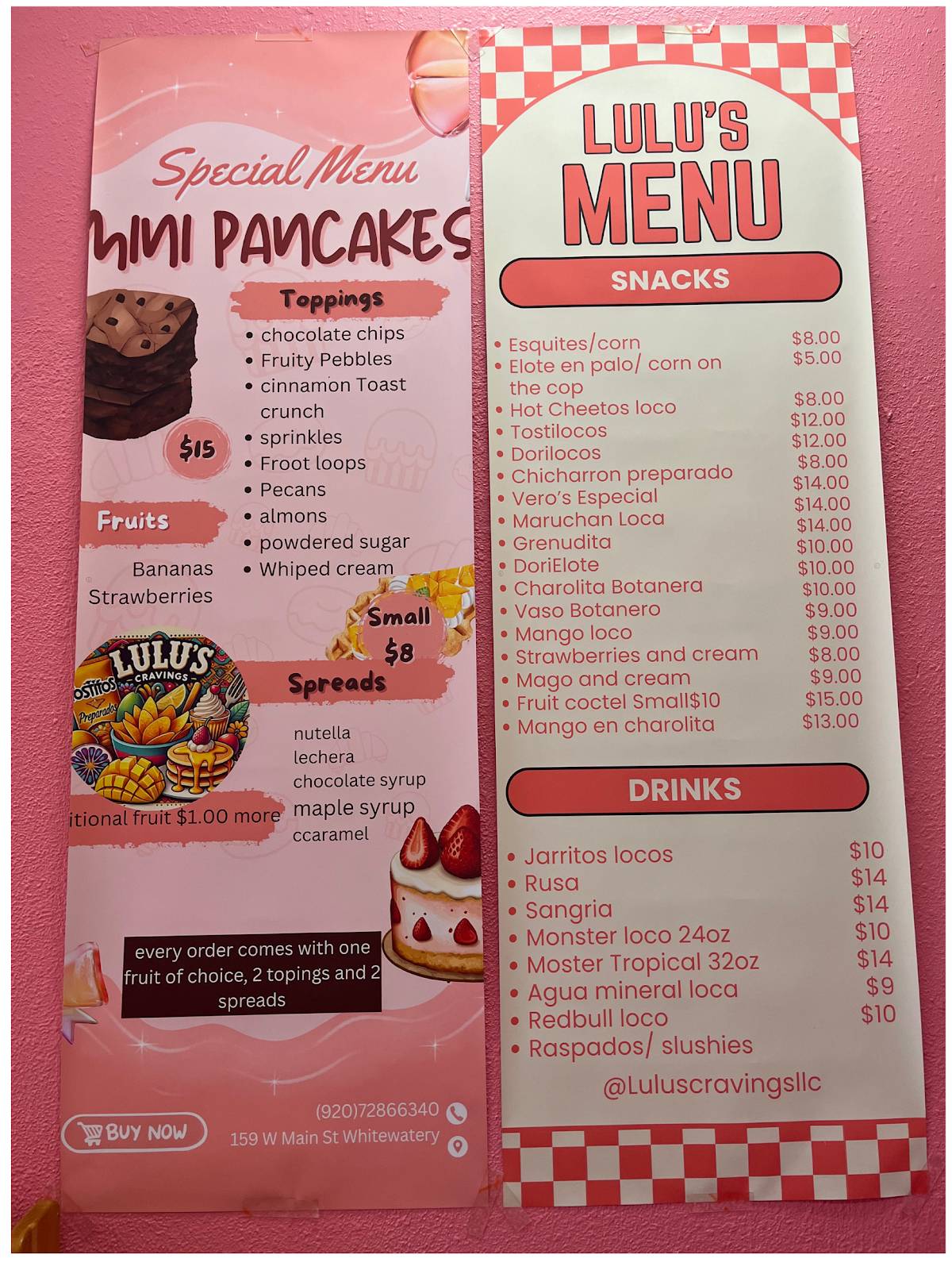 Lulu's Cravings меню