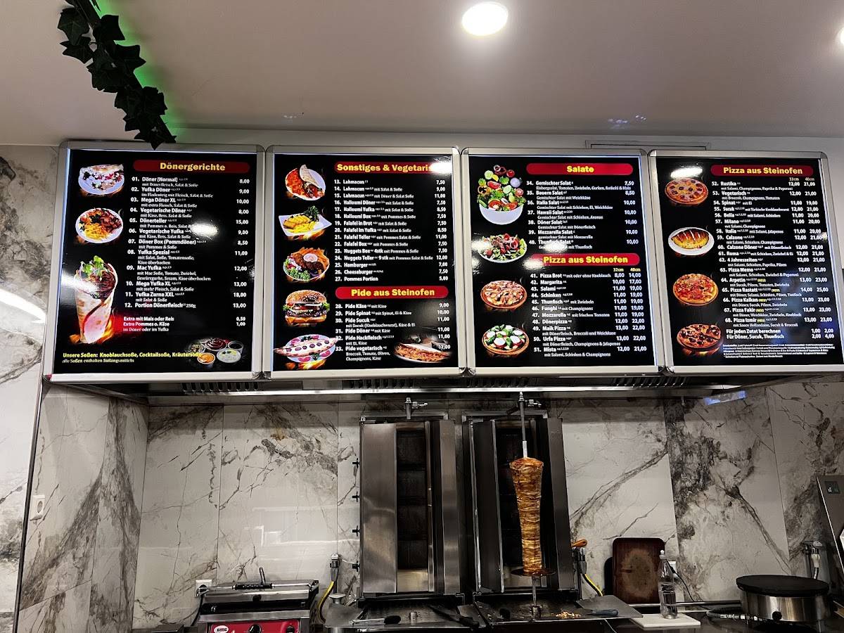 MEMO'S Döner Pizza Haus меню