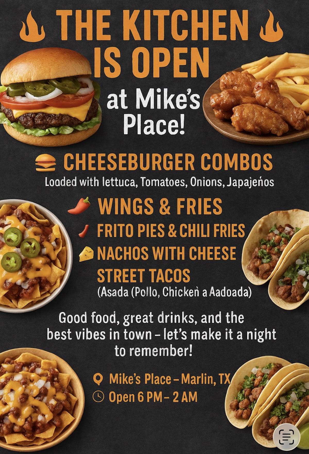 MIKES PLACE меню