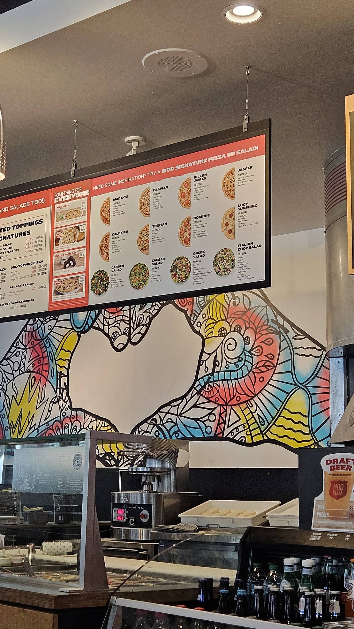 MOD Pizza меню