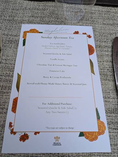 Magdalena, A Maryland Bistro меню