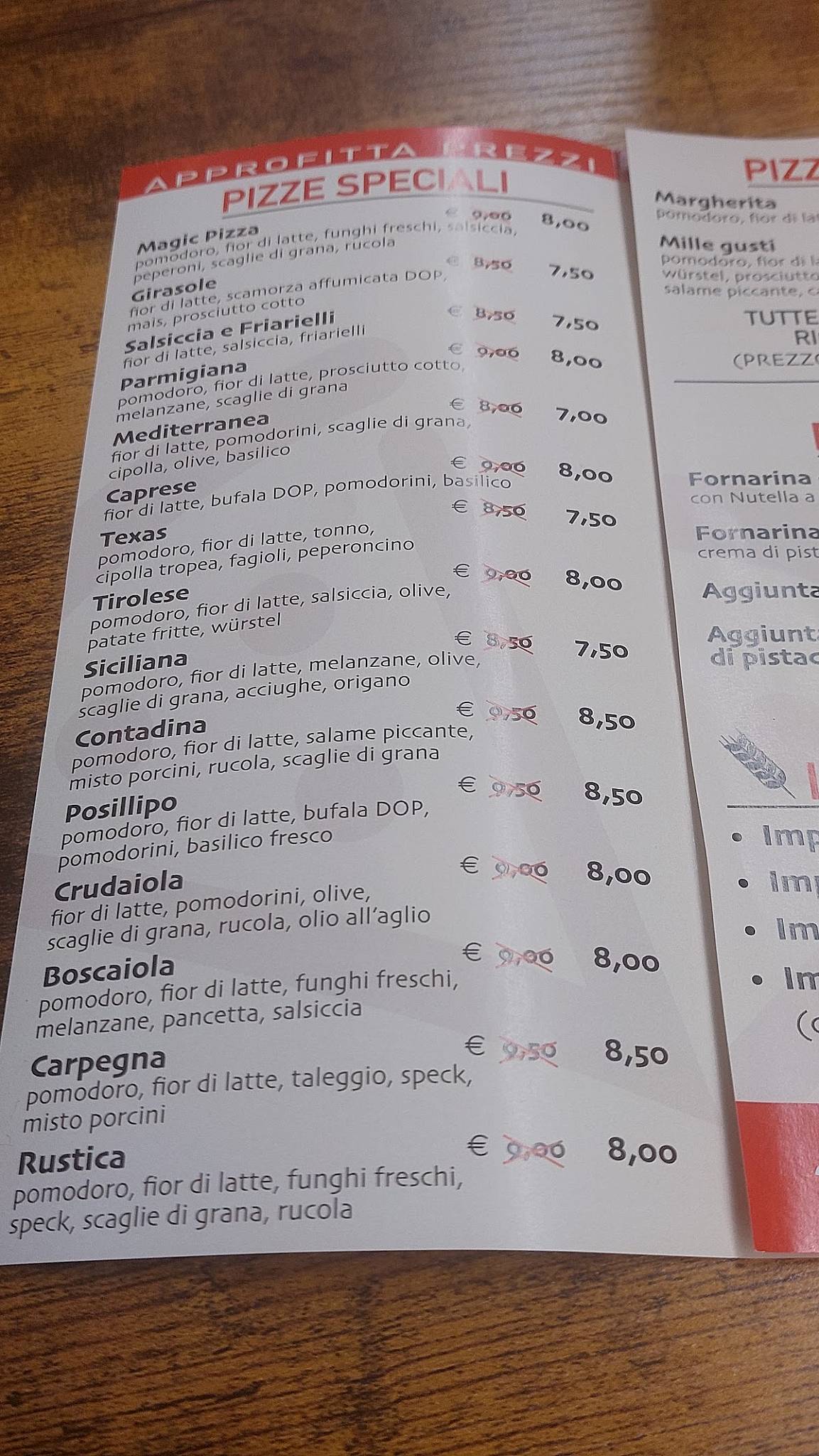 Magic Pizza меню