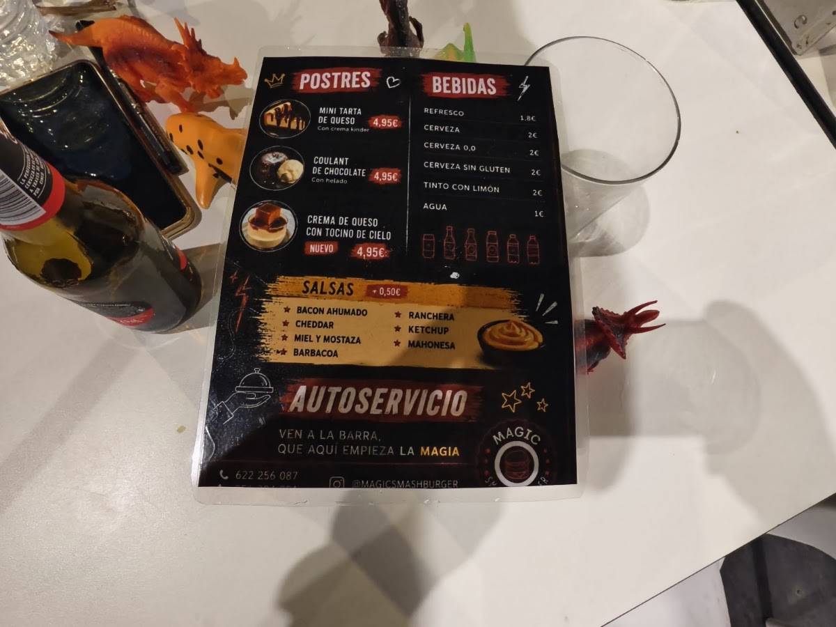 Magic Smash Burger Rota меню