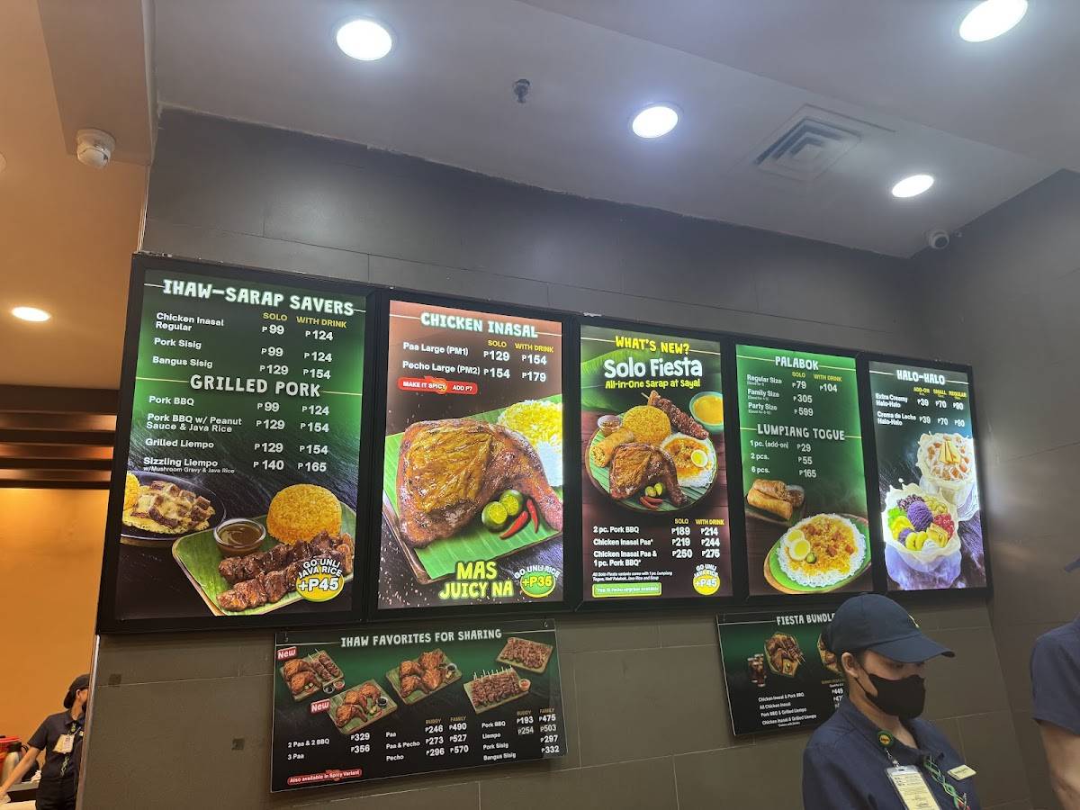 Mang Inasal - SM Sta Rosa меню