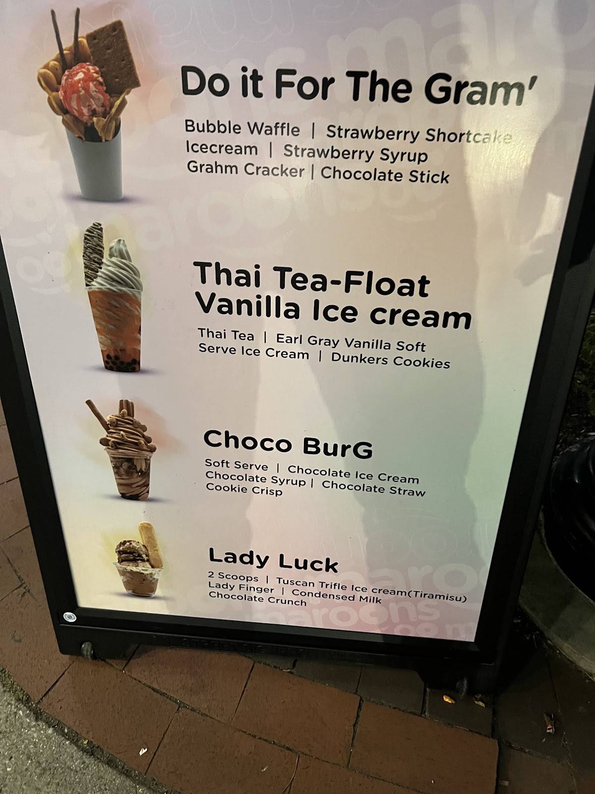 Maroons Creamery - Hand Crafted Ice Cream меню