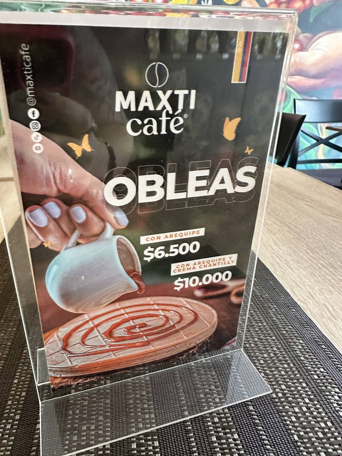 Maxticafé Santa Rosa меню