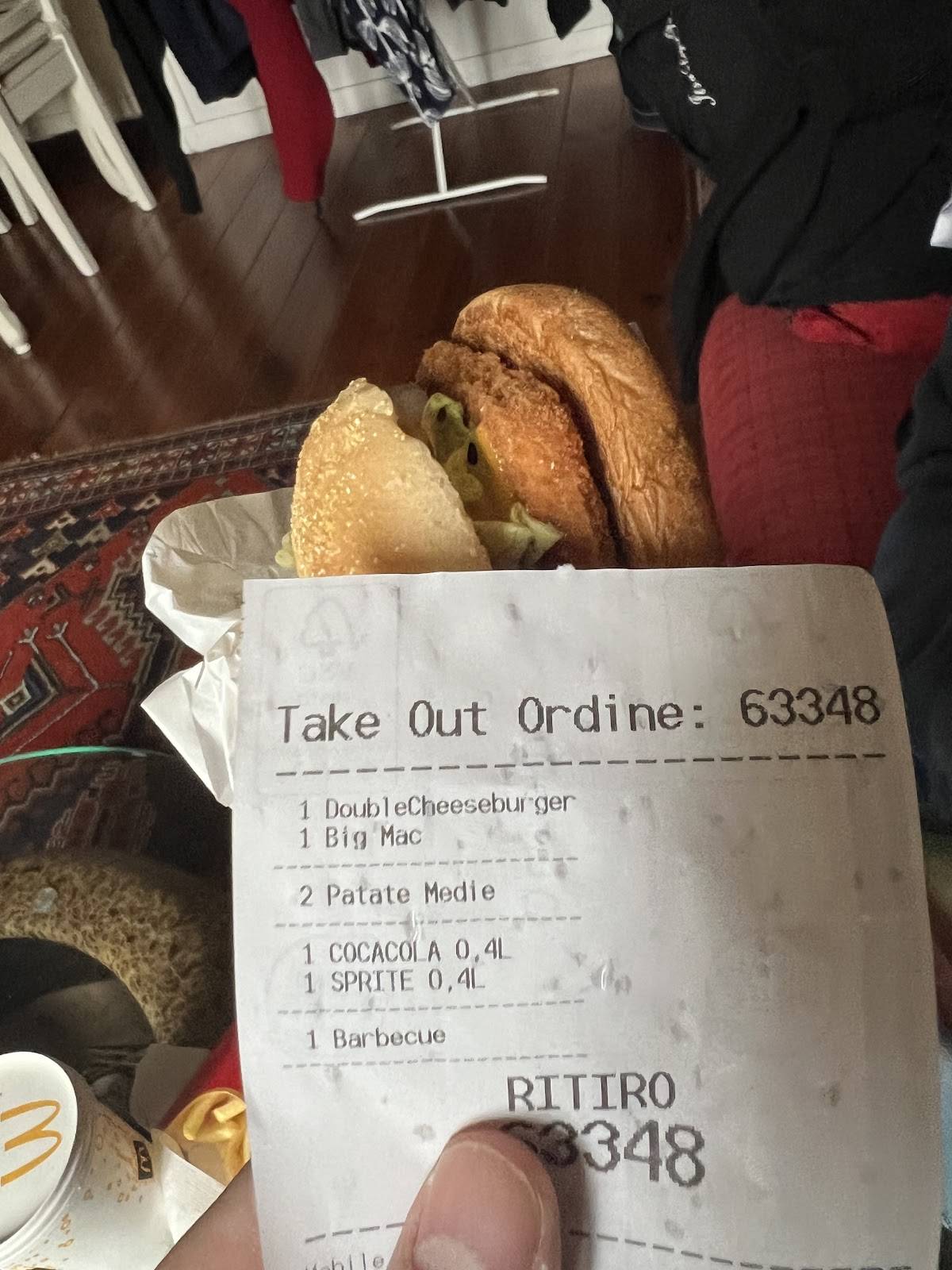 McDonald’s меню