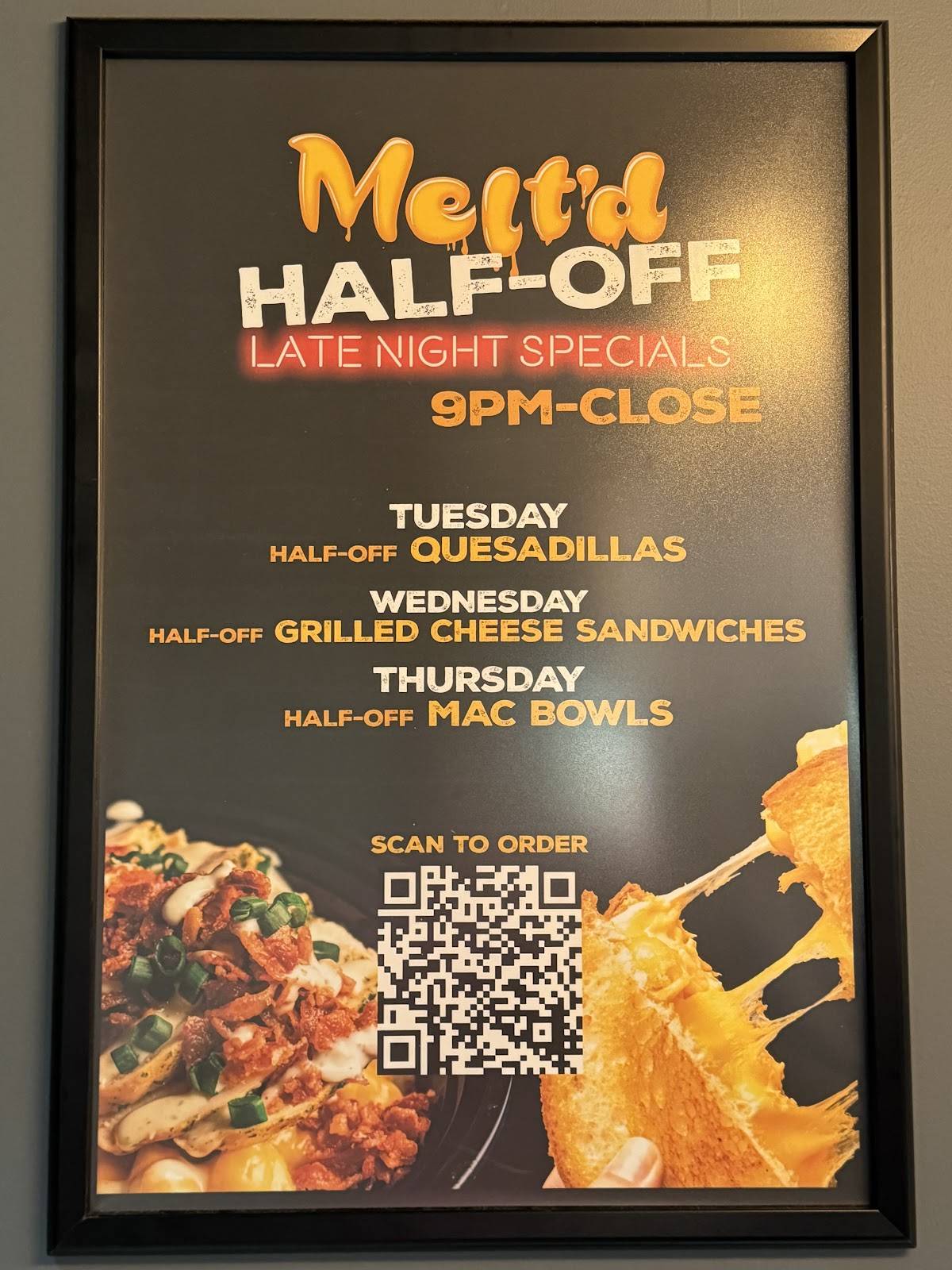 Melt'd меню