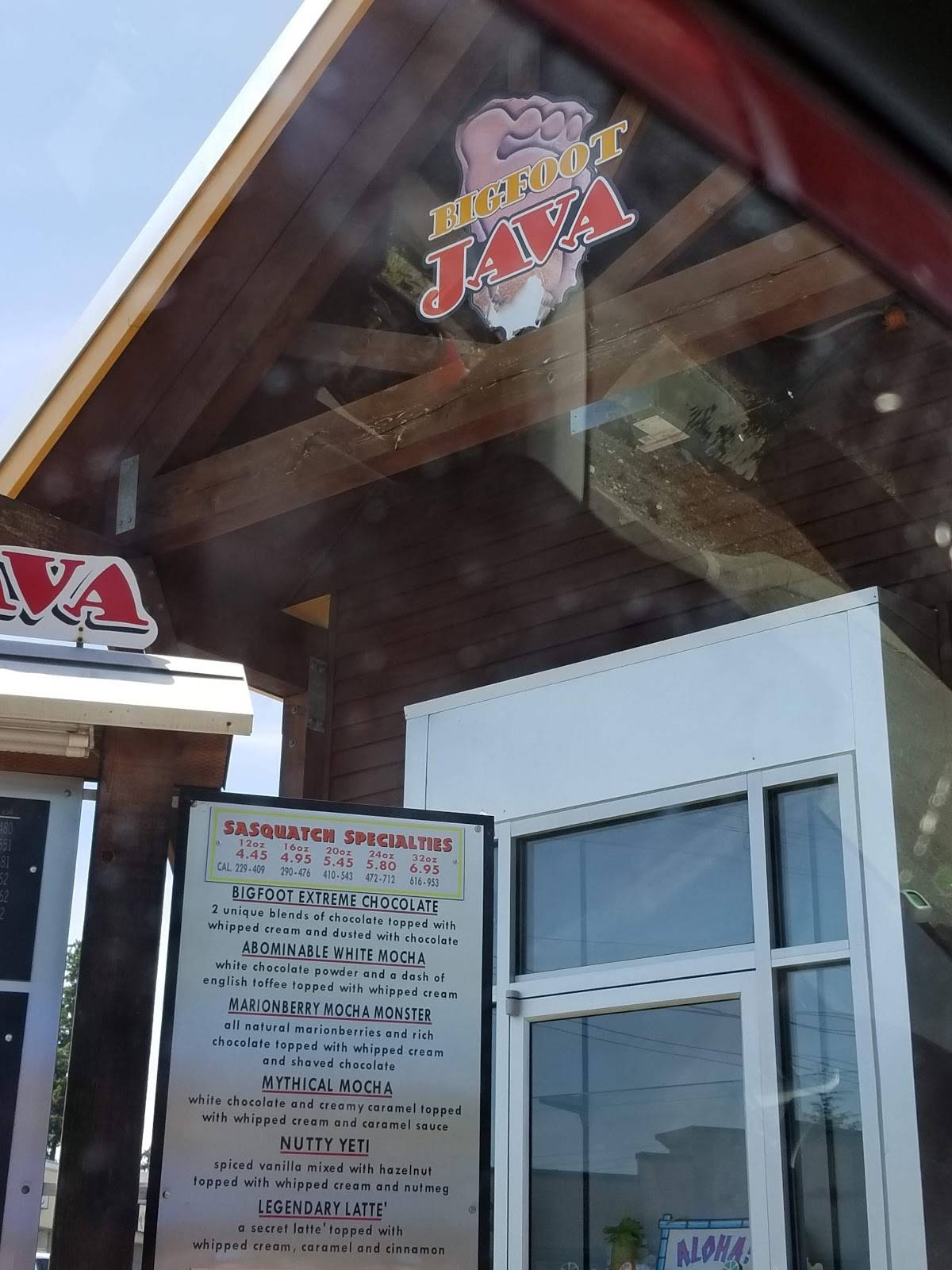 BigFoot Java меню