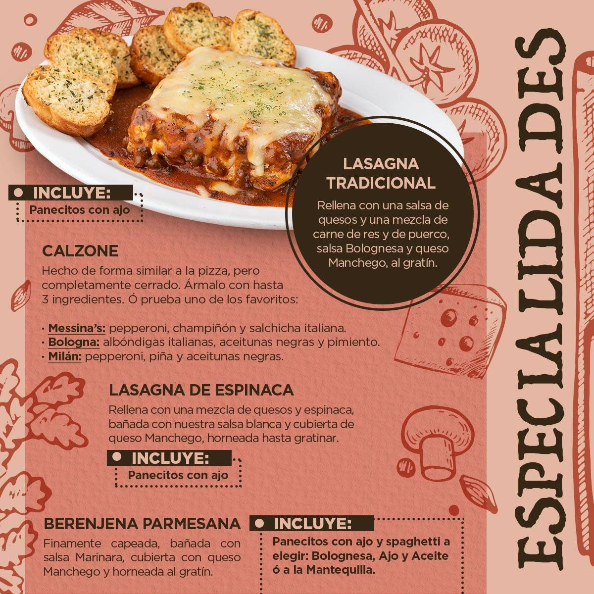 Pizza Messina's Las Américas меню